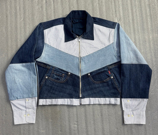 Upcycled Denim Jackets – Reworked Patchwork Collection (MADE TO ORDER)