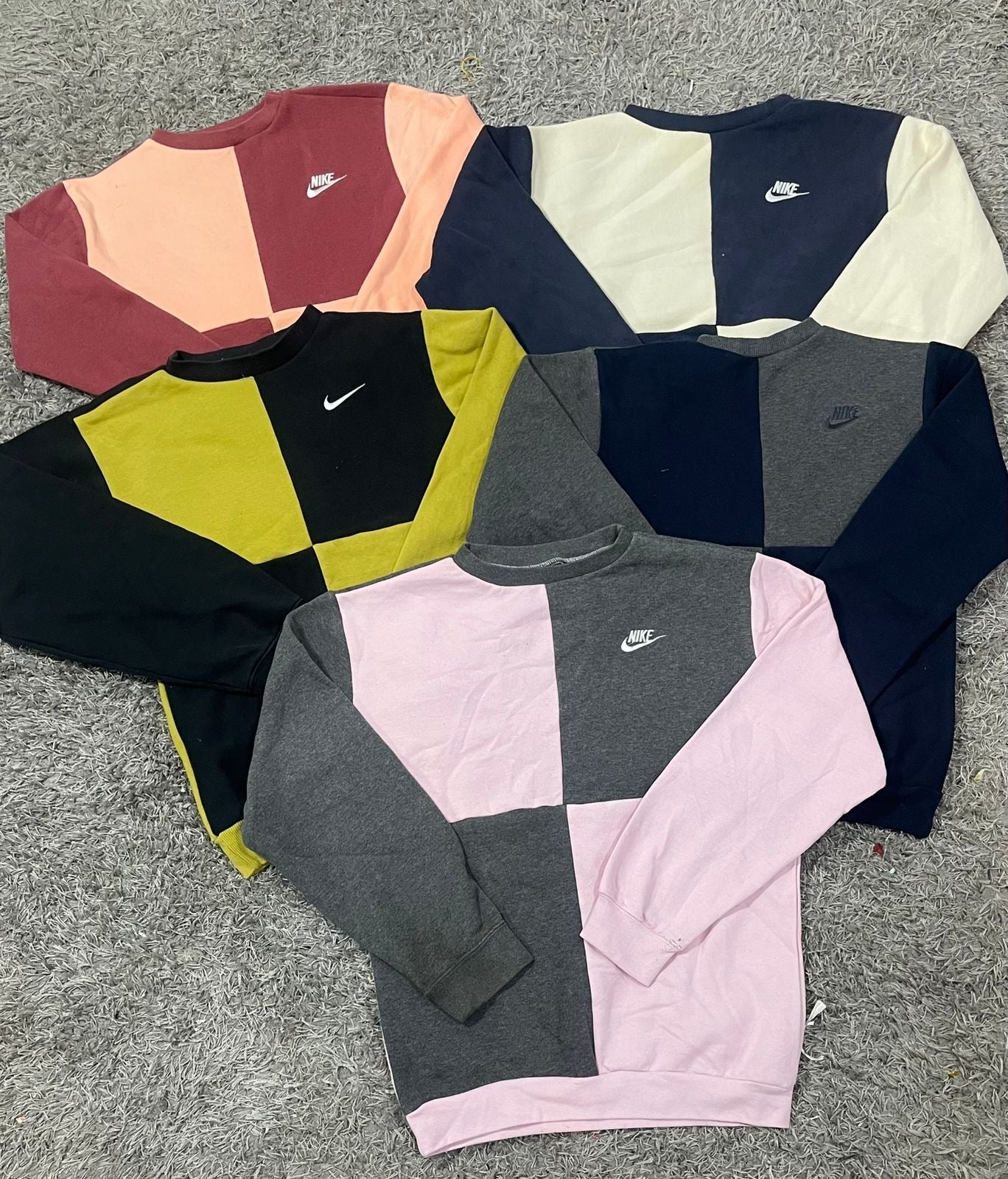 Reworked Nike Panel Crewneck (MADE TO ORDER)