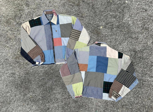 Upcycled Ralph Lauren Patchwork Harrington Jacket (MADE TO ORDER)