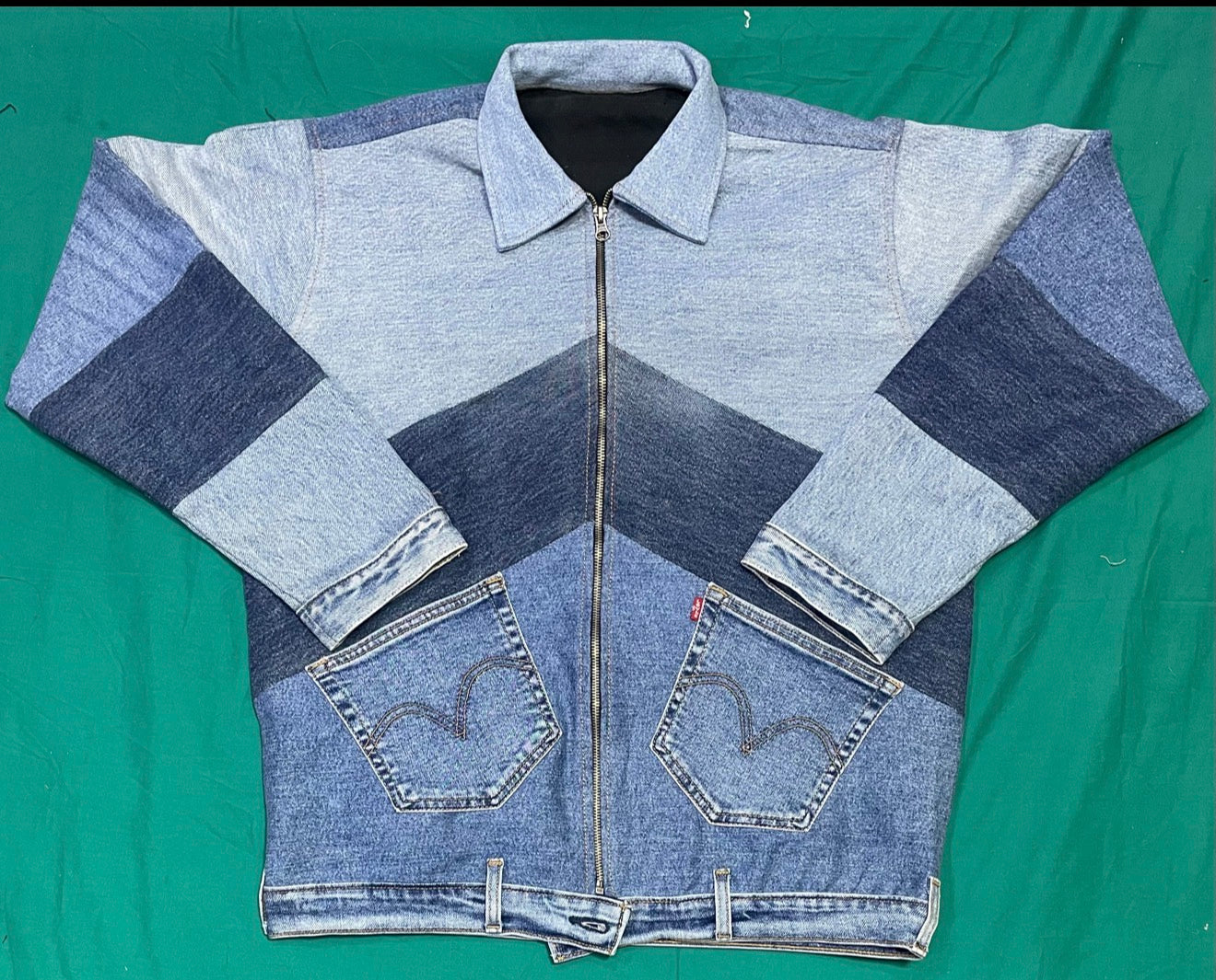 Upcycled Denim Jackets – Reworked Patchwork Collection (MADE TO ORDER)