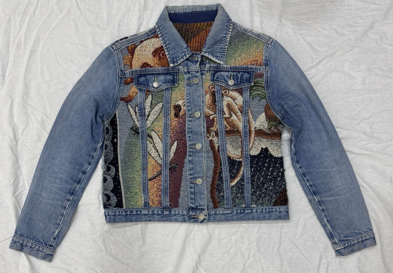 Upcycled Denim Jackets – Reworked Patchwork Collection (MADE TO ORDER)