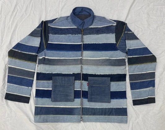 Upcycled Levis Belted Denim Jackets