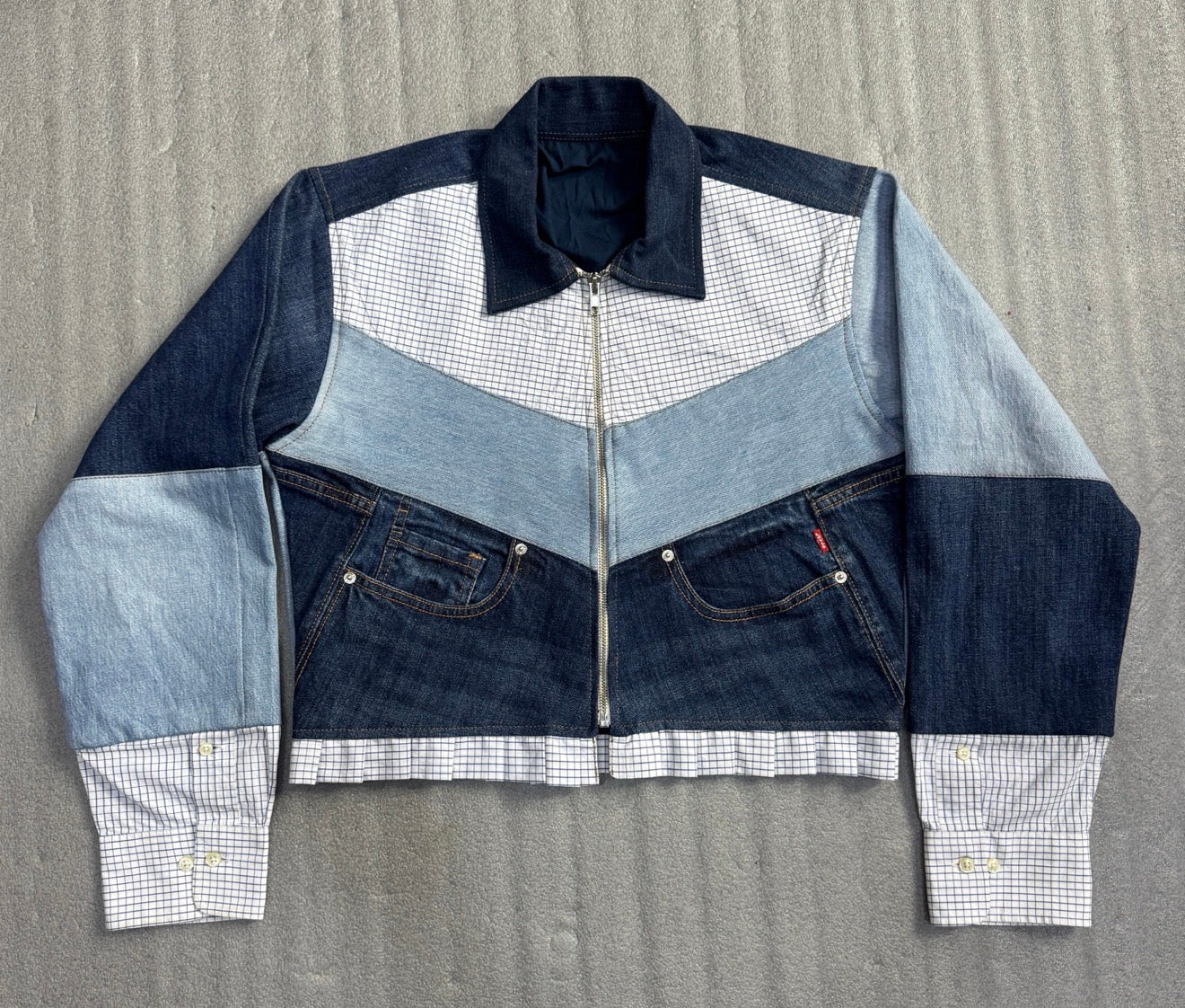 Upcycled Denim Jackets – Reworked Patchwork Collection (MADE TO ORDER)