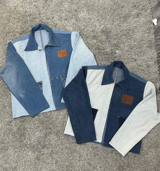 Upcycled Denim Jackets – Reworked Patchwork Collection (MADE TO ORDER)