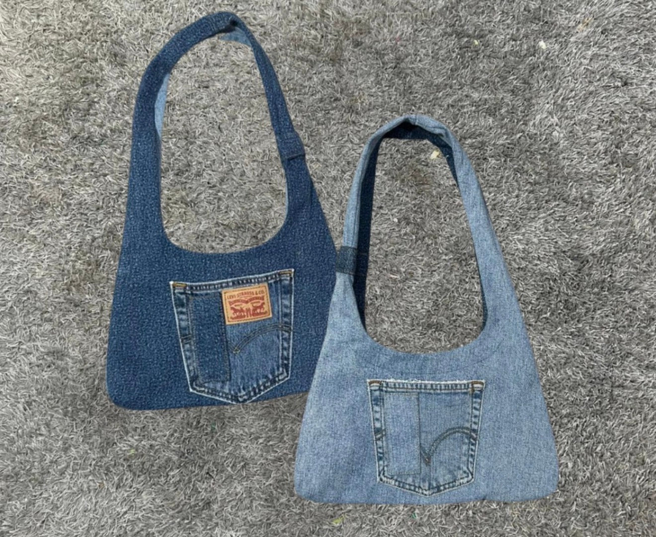 Upcycled Denim Bags Collection – Patchwork, Pocket Detail, Tote & Shoulder Bags (MADE TO ORDER)