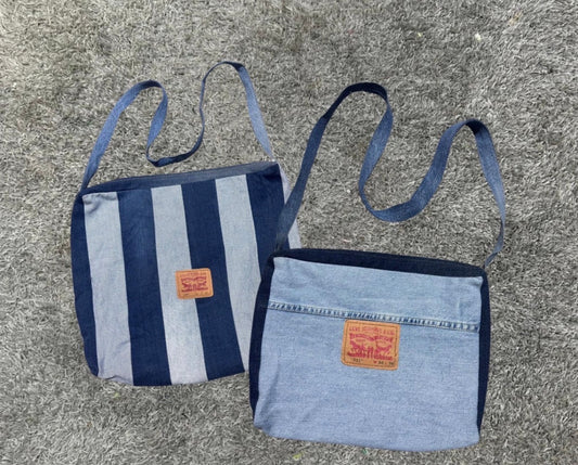 Upcycled Denim Bags Collection – Patchwork, Pocket Detail, Tote & Shoulder Bags (MADE TO ORDER)